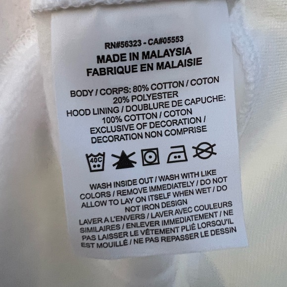 Michigan Wolverines Legacy Club Primary Logo Men's Nike College Hoodie - White - Picture 4 of 5